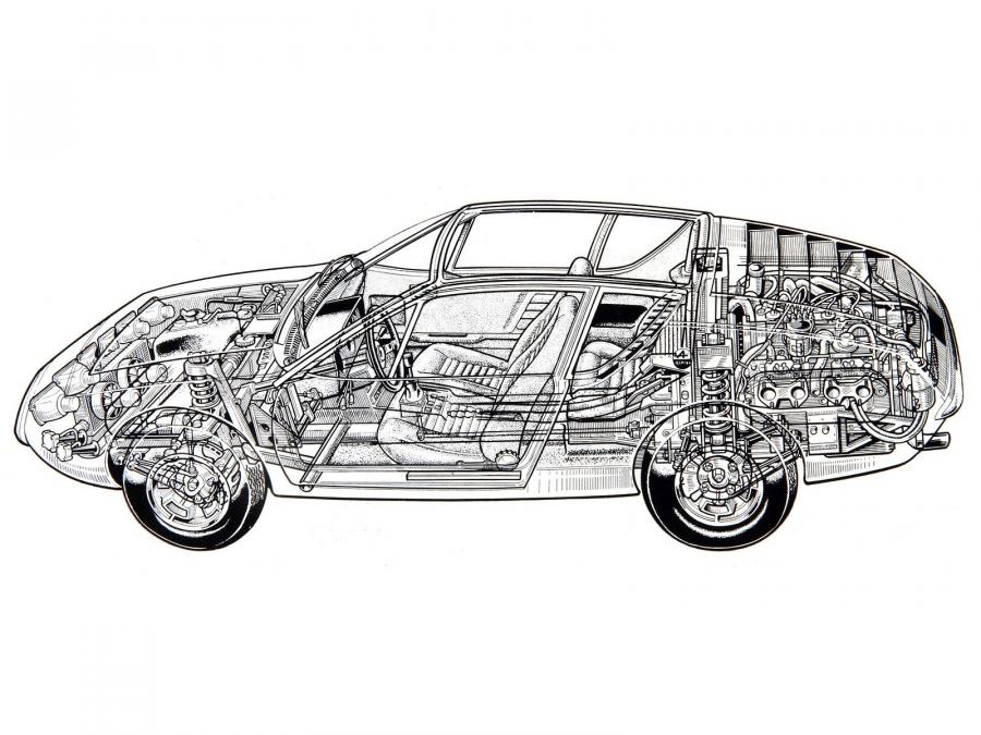 Схема Renault Alpine A310 1971 года  (фото 19 из 26)